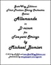 Allemande in D minor for String Orchestra